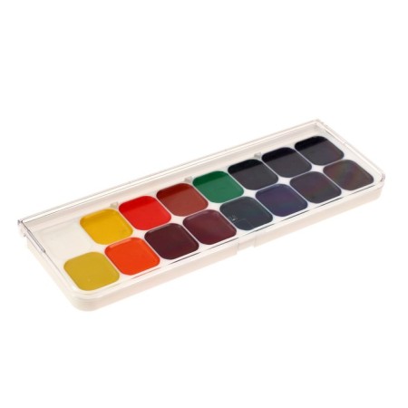 Watercolor "Ray" de luxe, 16 colors, without brush-1