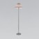 Classic floor lamp Peony, 40W, E27, 45x45x162.5 cm