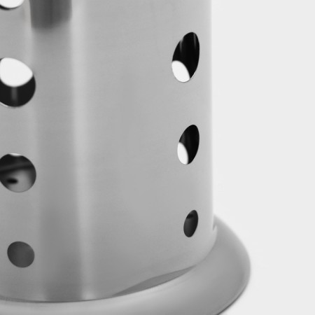 Stainless steel stand for cutlery, 10 × 17 cm-3
