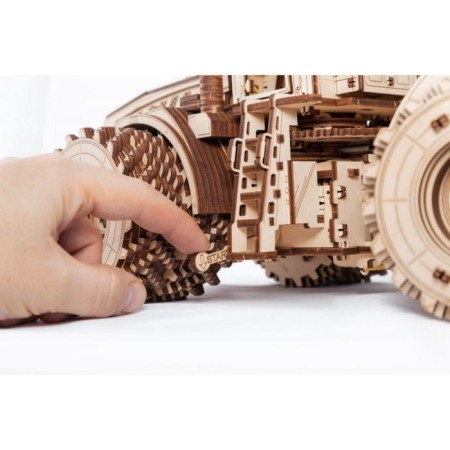 Деревянный 3D конструктор «Трактор Кировец К-7М»-6