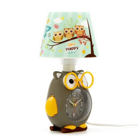 Watch with backlight "owl" children's desktop, smooth move, on batteries aa-1