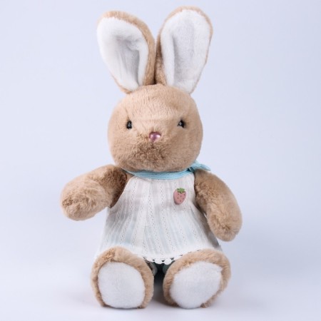 Soft toy "Little Friend", bunny in a dress, color mix-4