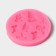 Silicone Mold "New Year's paraphernalia", 6.5 × 6.5 cm, pink color