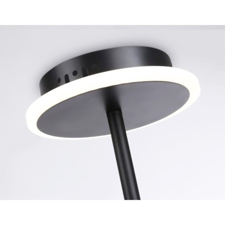 LED ceiling LED with a change of lamp and control panel Ambrella Light, Linetech, FL666223, G9, 29 W, 2175LUM, 3000-6400K, Black Black, White matte-8