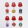 A keychain of plastic "Happiness in your hands", mix, 5 x 4 cm
