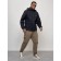 Sports male jacket, size 50, dark blue color