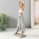 Polystone souvenir "Girl practicing yoga" 11x6.5x27 cm