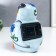 Souvenir Ceramics Light "Blue Filin with Flower" from the solar battery 13.5x9.5 cm