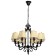 Victoria chandelier, size 80x195x80 cm, 480W 8xe14 IP 20
