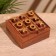 Board game 2B1 (crossbreeds + saltter) 11.5x11.5x5 cm, tree shisham