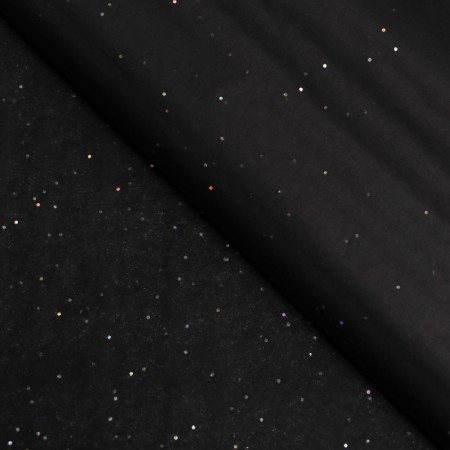 Paper Pacific, "Confetti", black, 50cm x 10 m-1