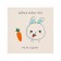 Mini-postcard "Okay, I love you, but not much" 7 x 7 cm