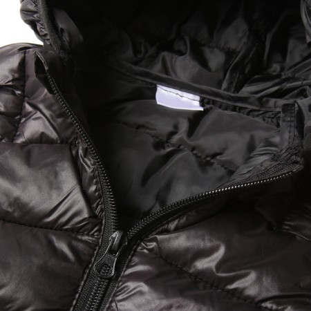 Warm vest of children, black color, height 116-122 cm-2