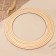 A set of basics for the macram "Circle", D = 30-40 × 0.4 cm, 6 pcs