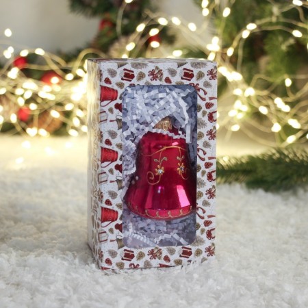 Christmas tree toy "bell" 8.5 cm-2