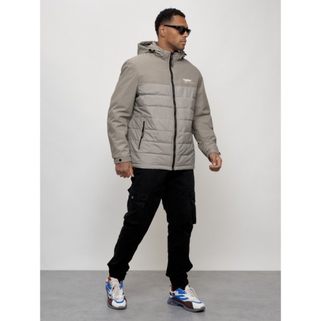 Sports male jacket, size 62, gray color-8