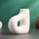 Bray candlestick white sand, 10x4x10cm