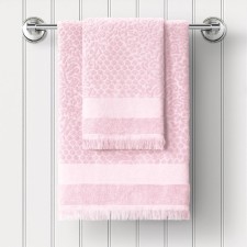 Terry towel Lavender, size 50x90 cm, pink color