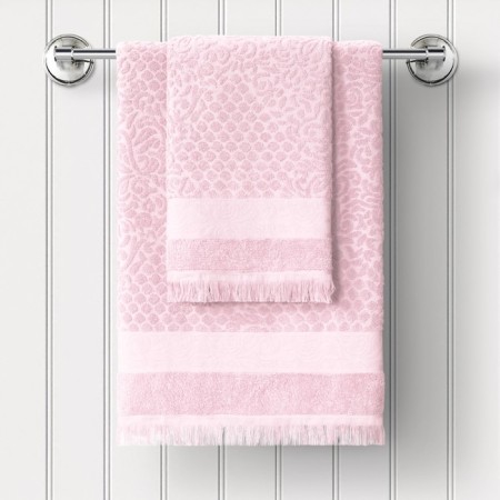 Terry towel Lavender, size 50x90 cm, pink color