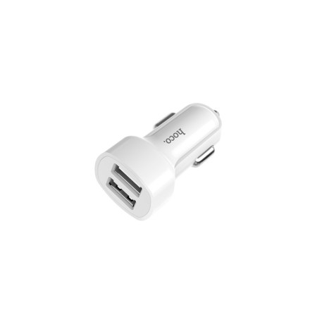 Automobile charger Hoco Z2A, 2 USB, 2.4 A, white-4