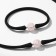 Set 2 objects: chocker, bracelet "sugar" rubber, light pink color
