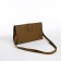 Bag-clate on magnet, long belt, beige color