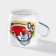 Mug ceramic shade "Machine", 230 ml, white color