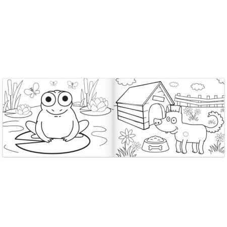 Set of coloring "Blue Tractor", 4 pcs. 12 p.-5