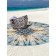 Pareo and beach rug "Star Metamorphoses", D = 150 cm