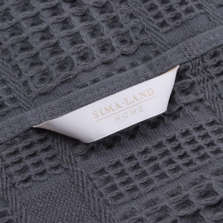 Waffle towel SL Home: Chess "Grig Sandre" 90x150 cm, 100% cotton, 350 g/m2-3
