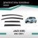 Defly window deflectors for Honda Jazz (GD), 2002-2009
