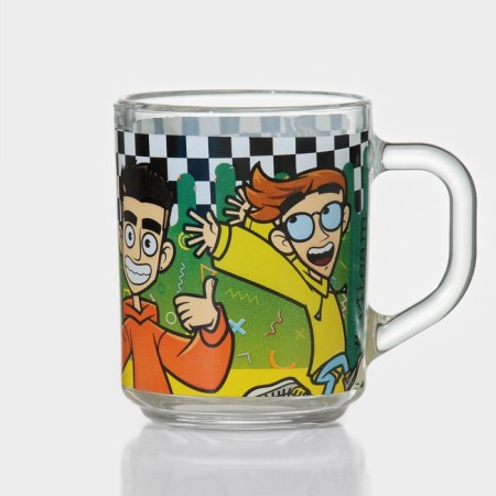 Glass mug "Vlad A4. Vlad and Company ", 230 ml