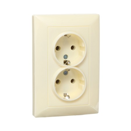 Double Luazon Lighting "Antei", 16 a, hidden, with salary, beige-1