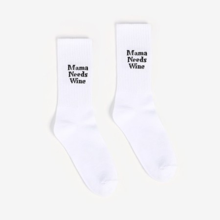 Women's socks, white color/wine, size 38-40-1