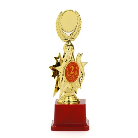 Cup 192, 2nd place, award figure, gold, plastic stand, 23 x 9 x 7.5 cm-1