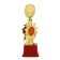 Cup 192, 2nd place, award figure, gold, plastic stand, 23 x 9 x 7.5 cm