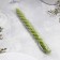 Candle twisted, 2.3x 24.5 cm, 5 hours, 50 g, olive