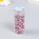 Decor "Pink gradient" d = 4 mm 10 g 200 pcs 5x2.5 cm mix