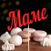 Topper "Mom" red 13x5 cm