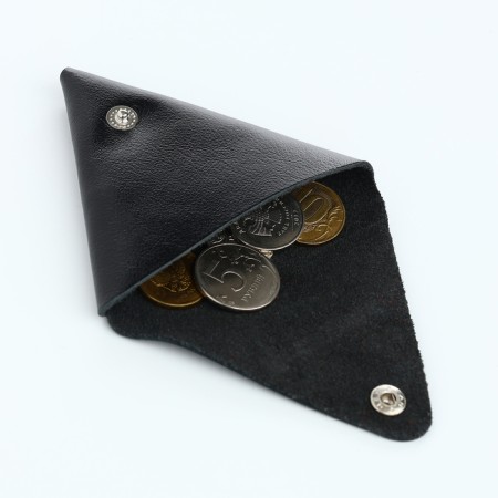 Monetnik on the button, Textura, black color-2