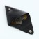 Monetnik on the button, Textura, black color