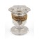 Glass candlestick, for high holy, 5 × 5.5 cm