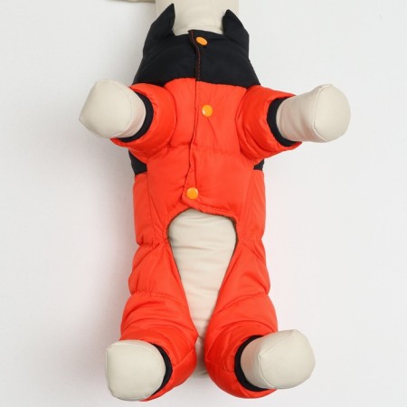 Overalls "Umka", size 12 (DS 28 cm, OG 38 cm, Osh 27 cm), black-orange-4