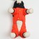 Overalls "Umka", size 12 (DS 28 cm, OG 38 cm, Osh 27 cm), black-orange