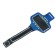 LED case for phone on the hand SY-AA14, up to 5.5 ", 1 x CR2032, blue