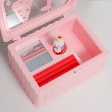 Musical MODE MOTHING "POSITAL MODEN AND WORD" pink 12.5x17.5x8 cm-4