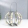 Summary metal, glass for 1 candle "Lantern. Boho" gray 19x15.5x13 cm