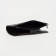 Male purse on a button, for bills, for cards, for coins, black color