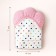 Mitten Mitten "Baby", on Velcro, Pink color, Baby Me