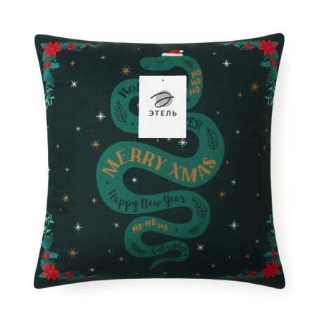 Ethel pillow "Merry XMAS" Ethel 40x40 cm, 100% p/e, velor-4